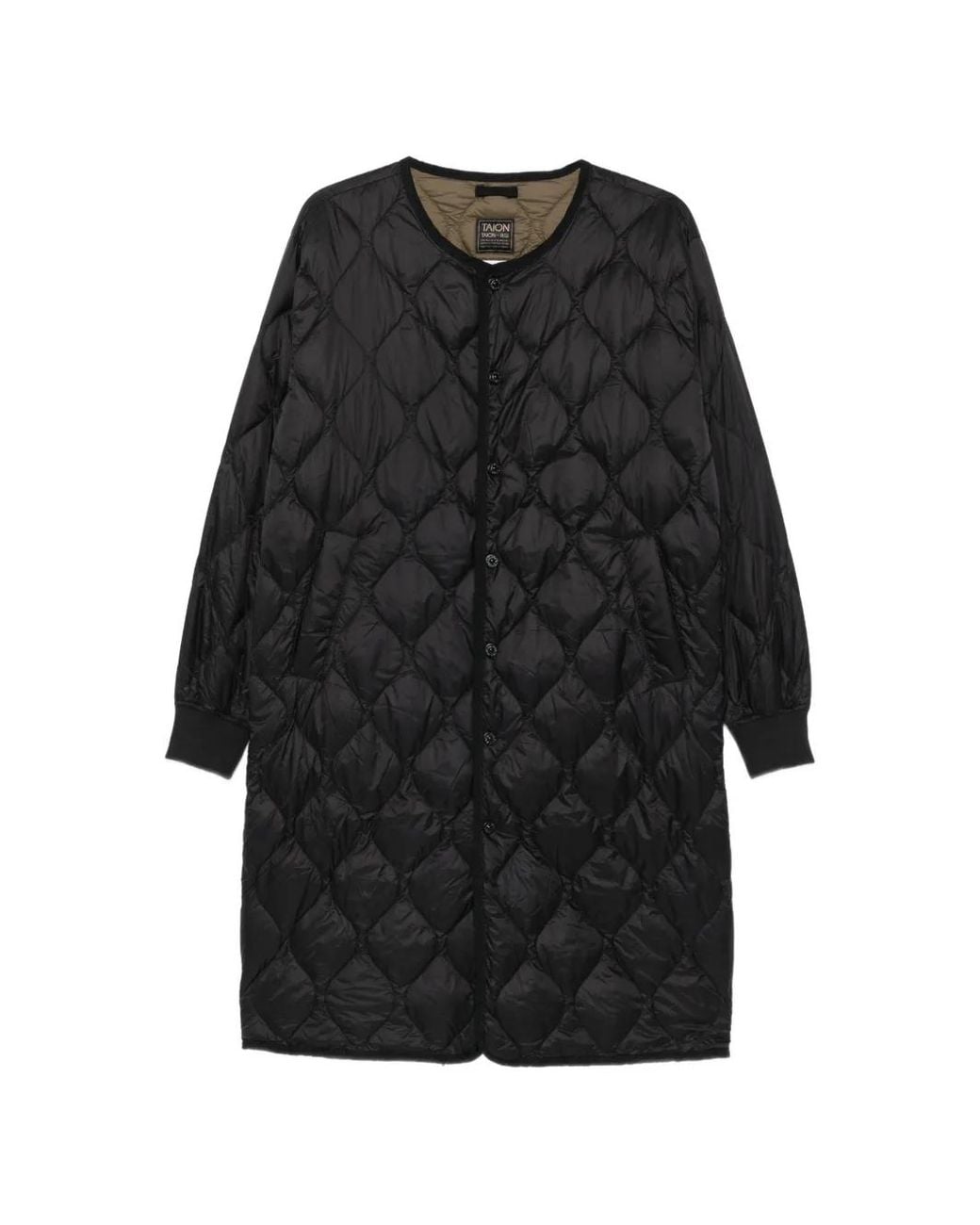Taion Black Quilted Puffer Jacket