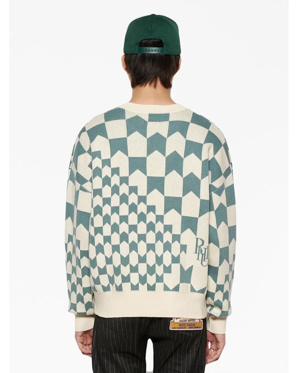 Rhude Racing Pullover Mit Monogramm in Blue für Herren