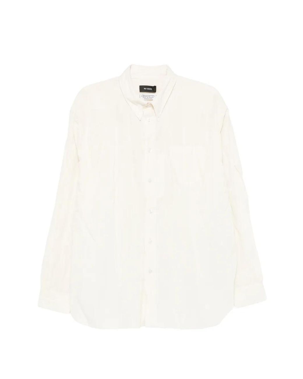 Willy Chavarria White Poplin Shirt for men