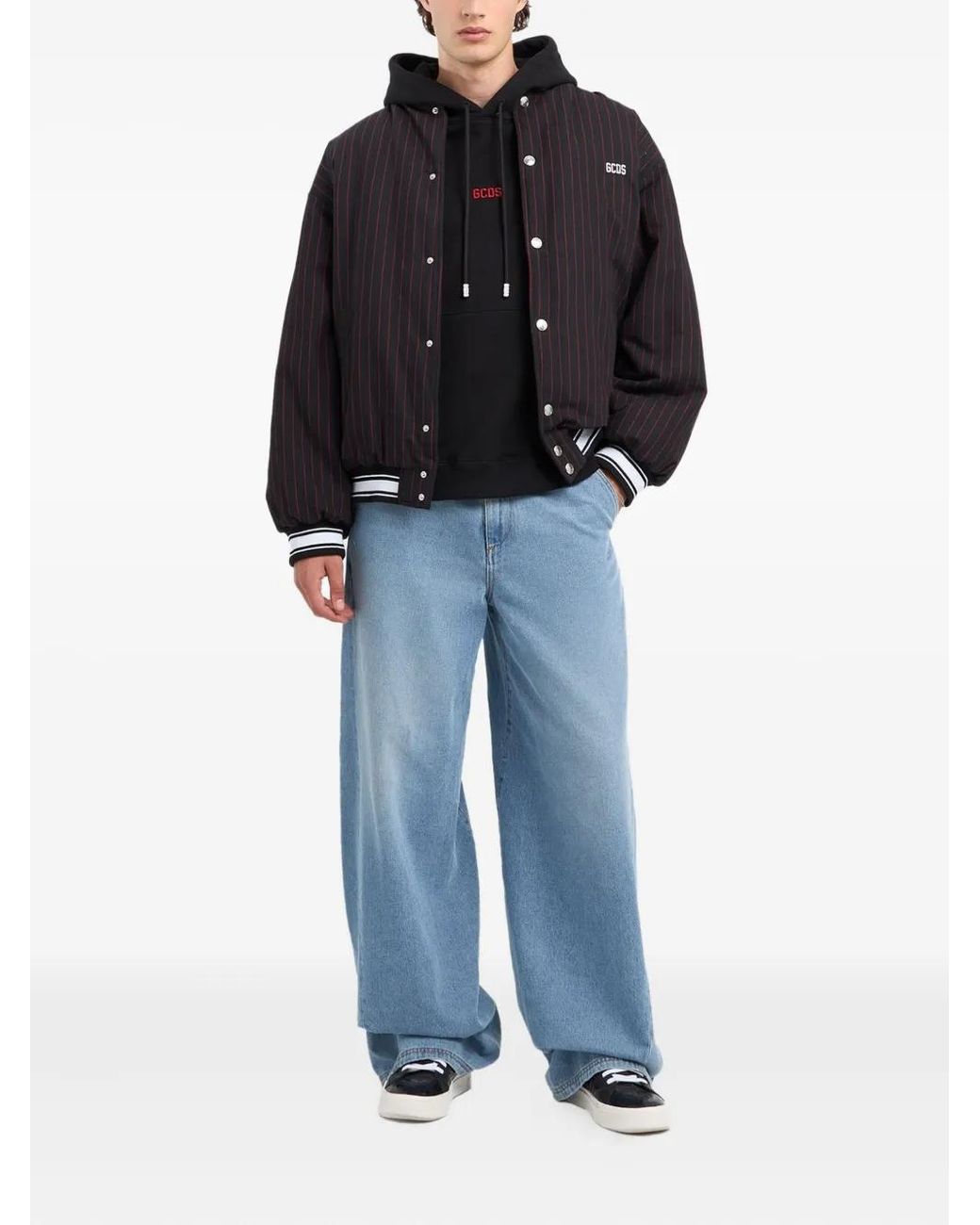 Gcds Blue Stonewashed Jeans
