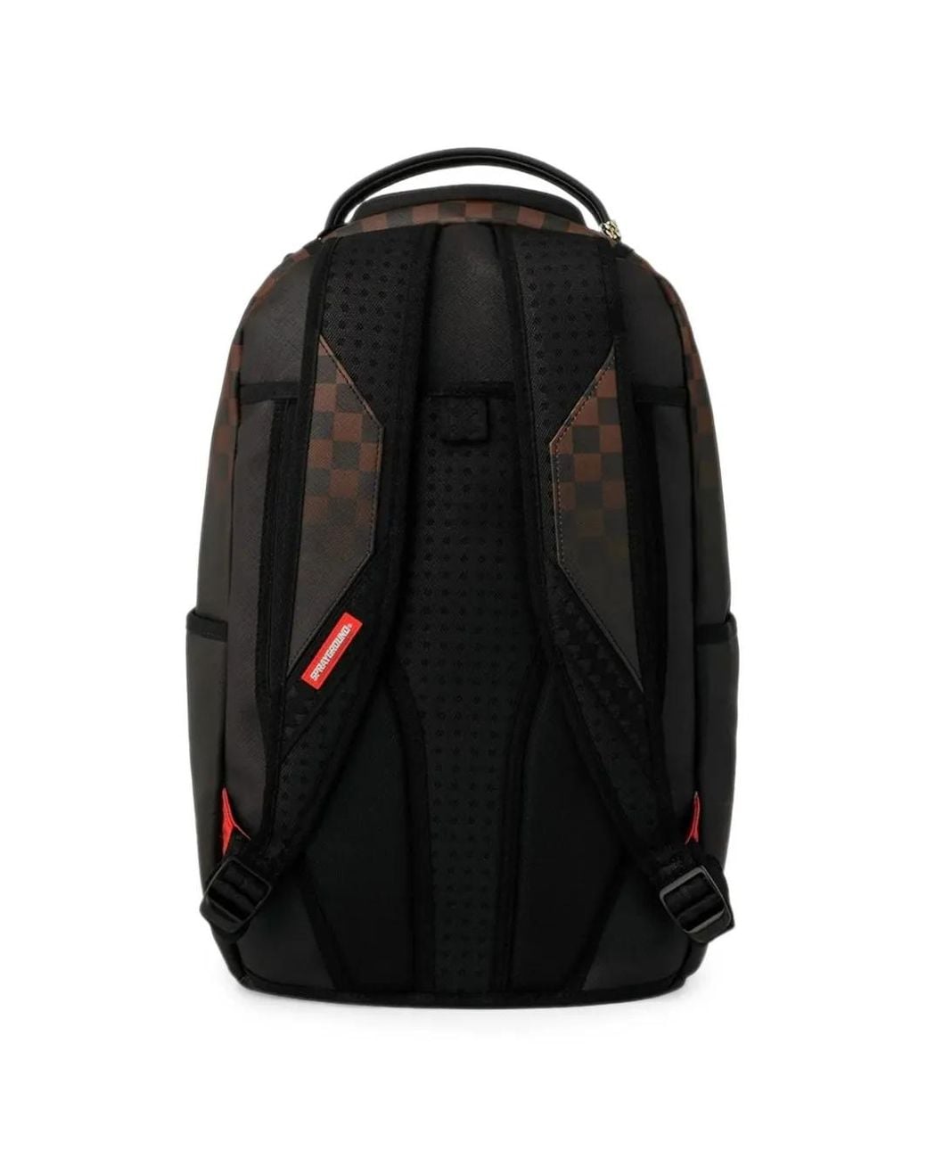Sprayground Black Check Ghost Drip Backpack for men