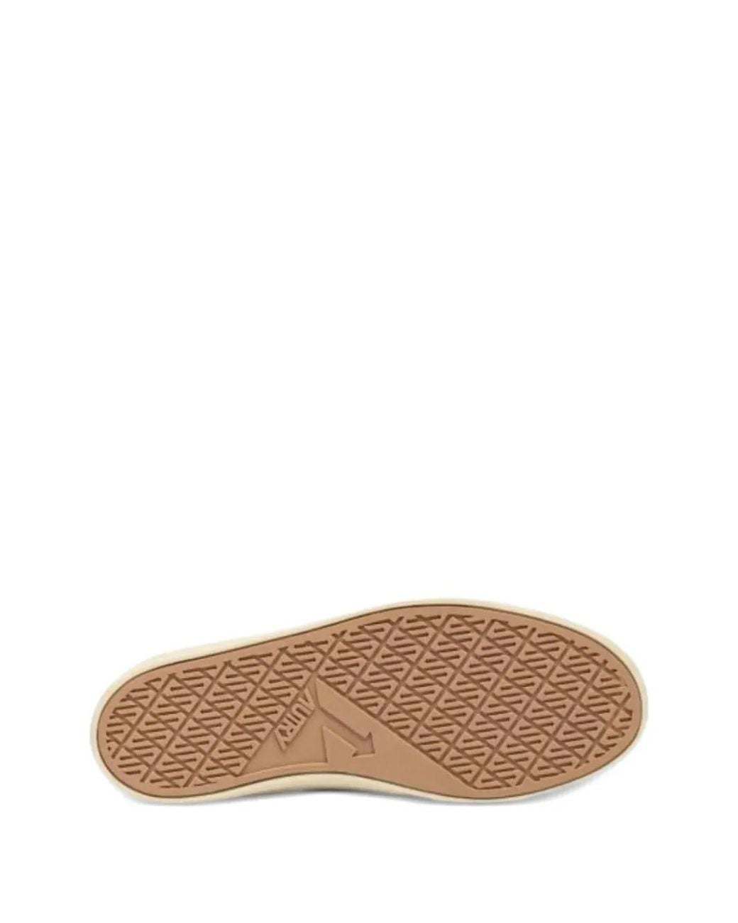 Autry White Windscape Canvas Panelled Sneakers