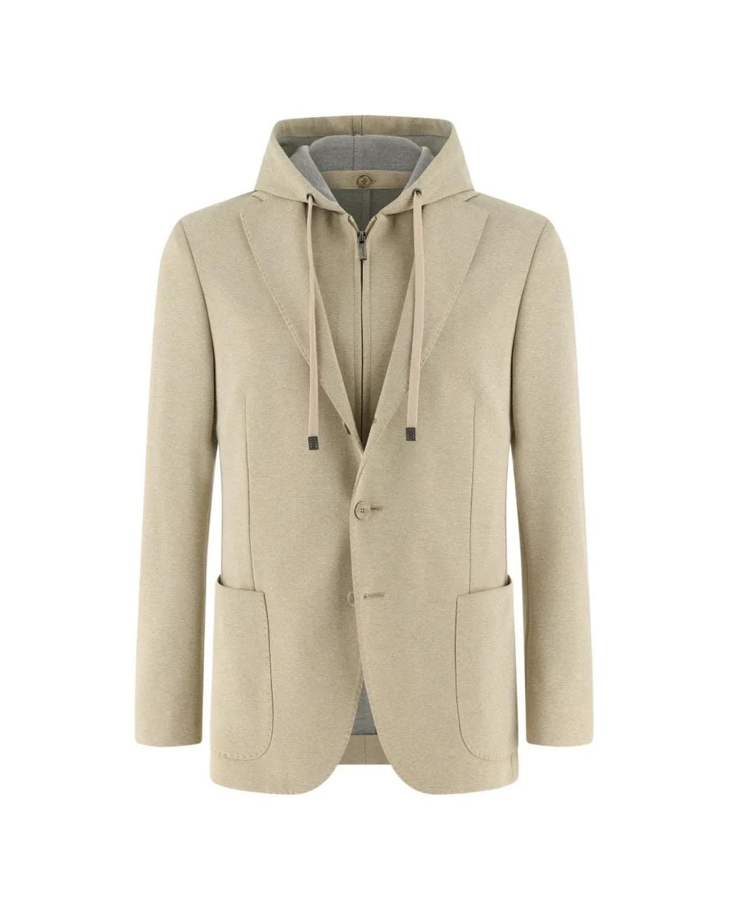 Boggi White Madison Sweatshirt Jacket for men