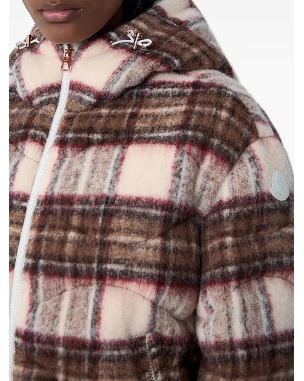 Moncler Red Cervi Short Down Jacket
