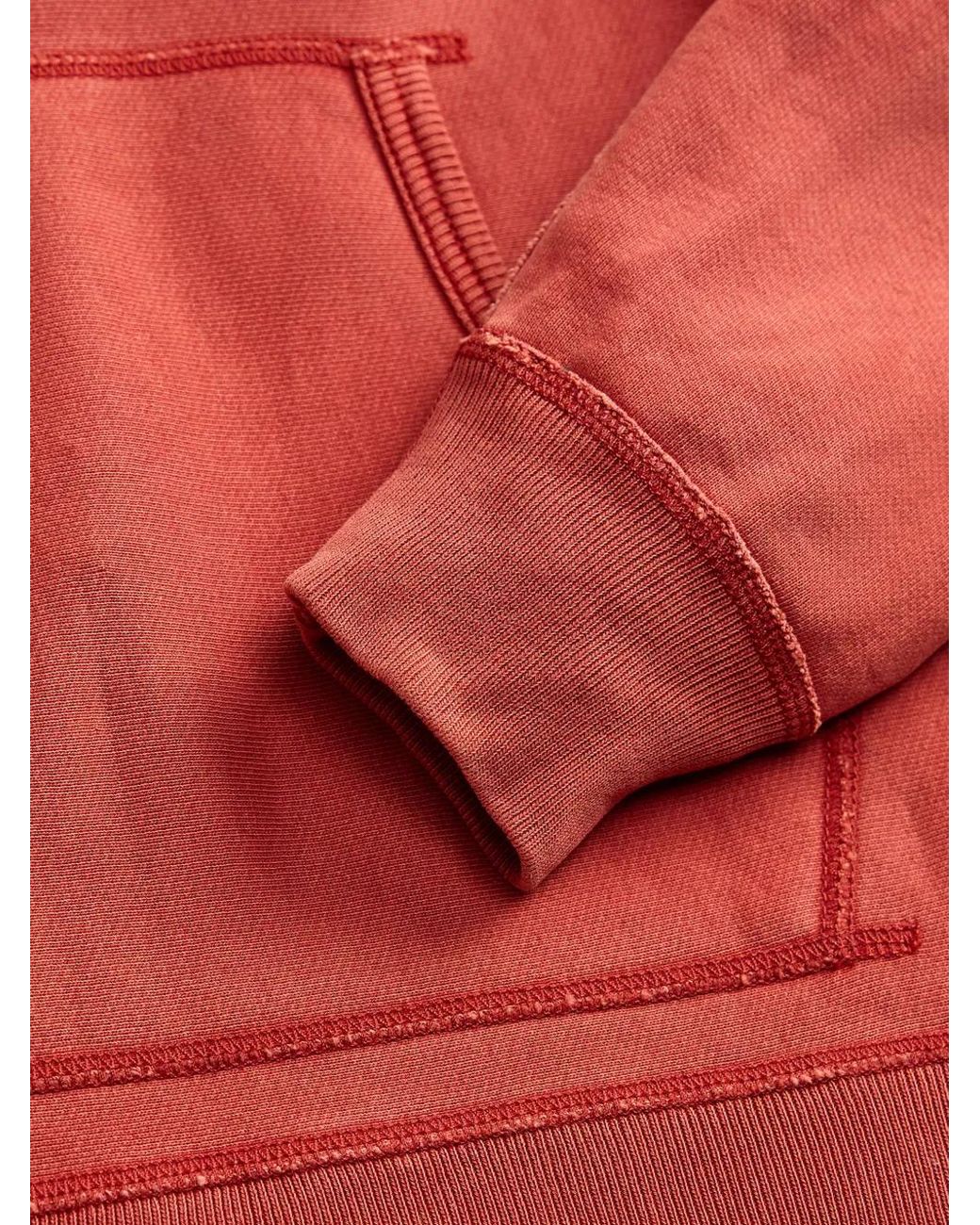 Sudadera Con Capucha Y Logo RRL de hombre de color Red