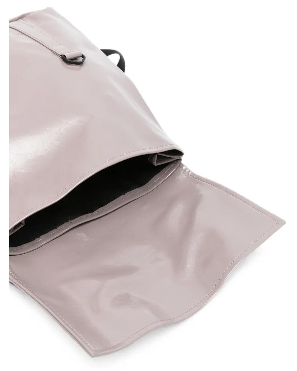 Rains Gray Mini W3 Glaze-Effect Backpack