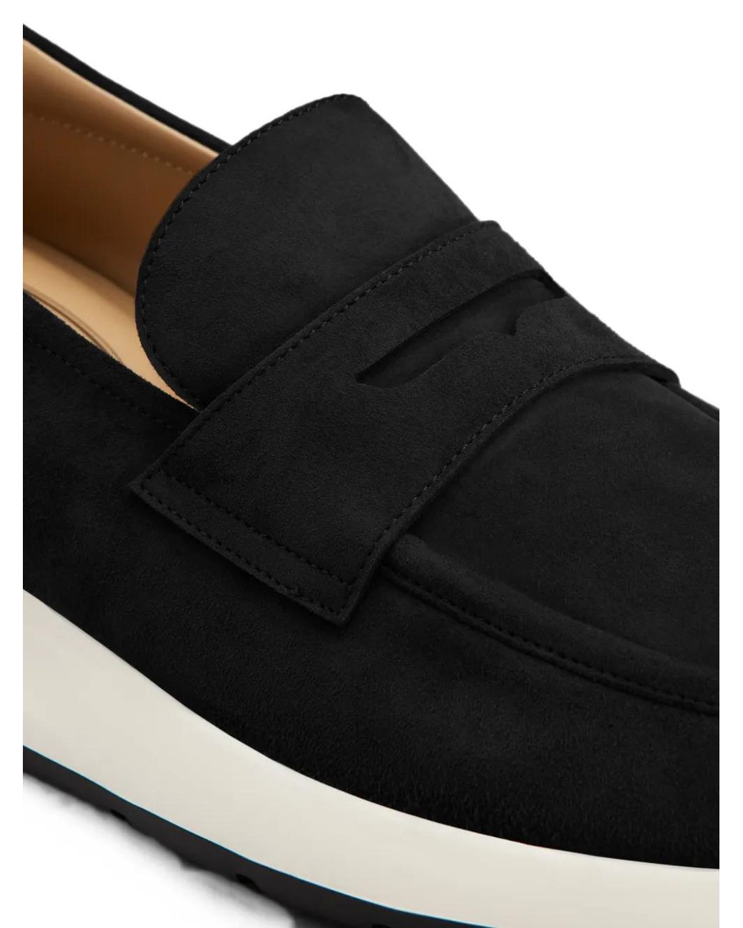 Tod's Black Dot Loafer Sneakers for men
