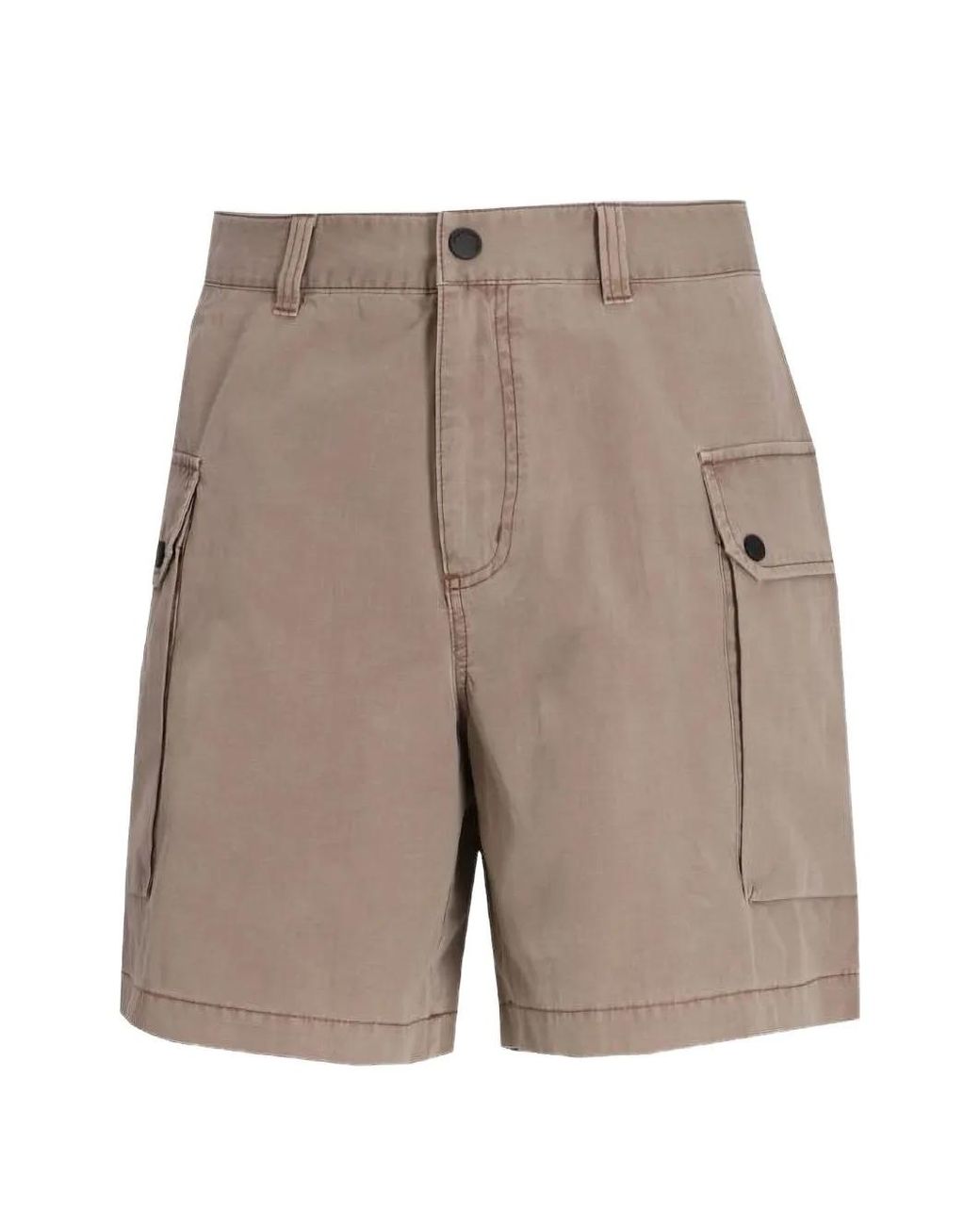 ARMANI EXCHANGE Gray Ripstop Cargo Shorts for men