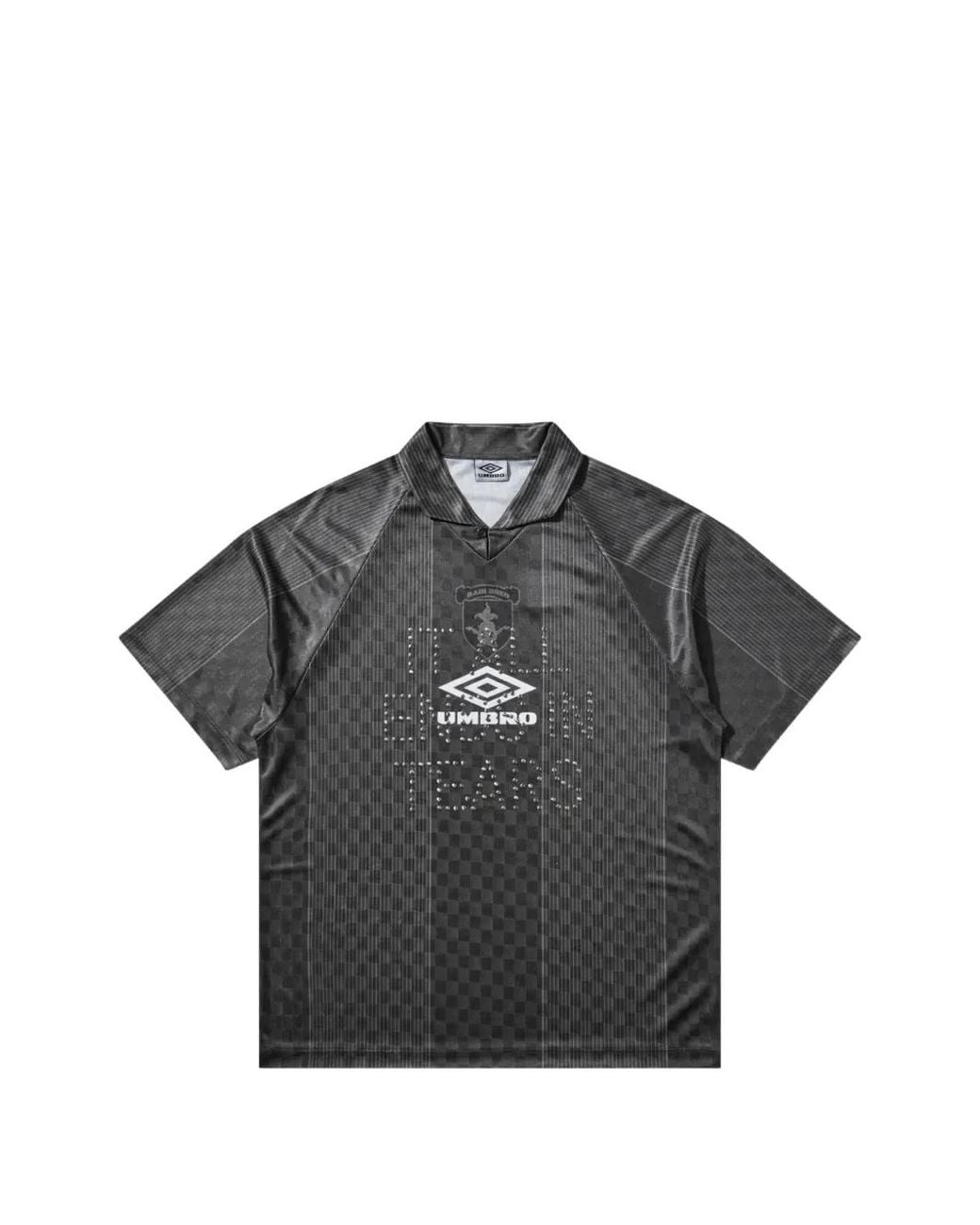 Umbro Black X Slam Jam 96 Kit Stud-Embellished Polo Shirt