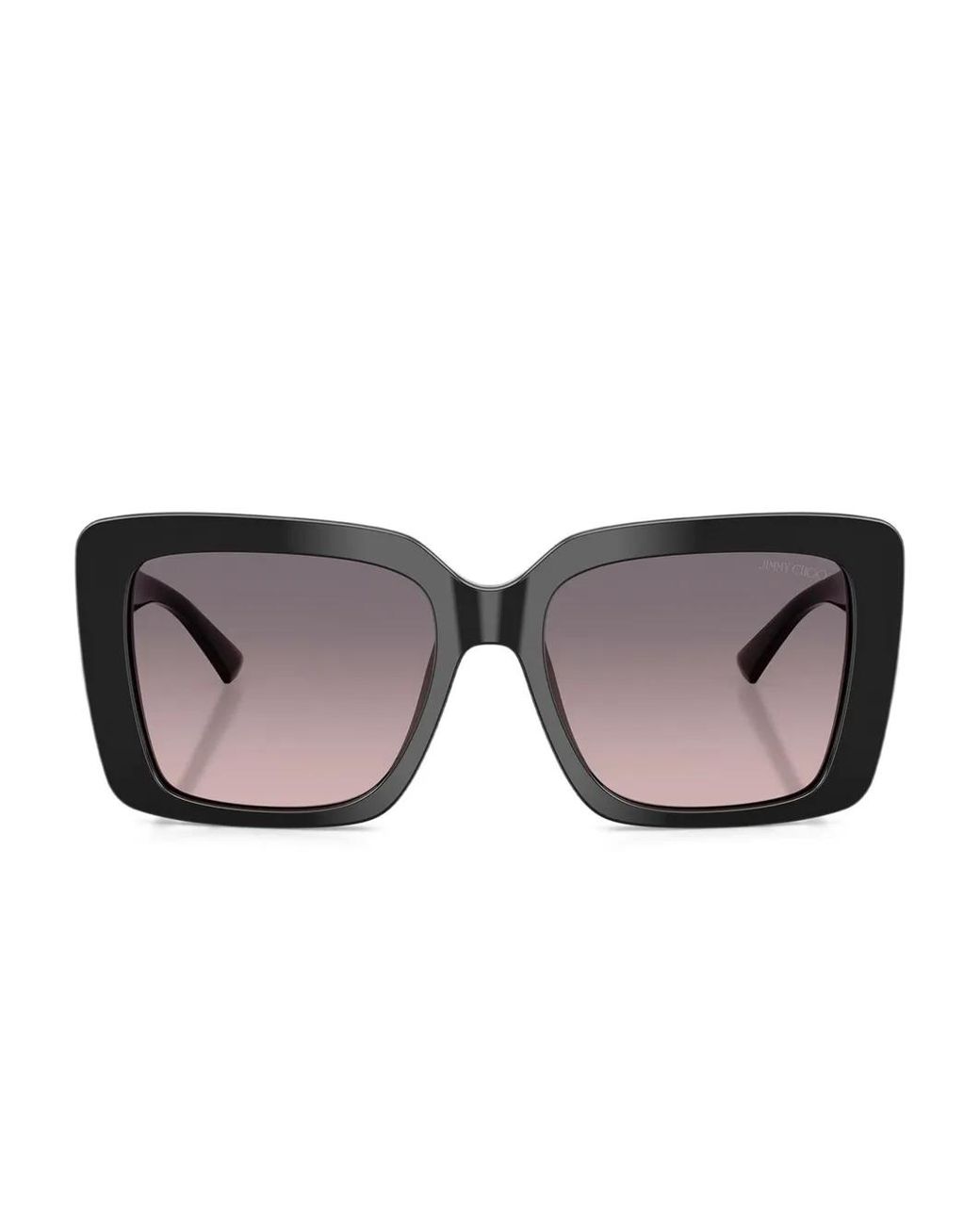Jimmy Choo Black Square-Frame Sunglasses