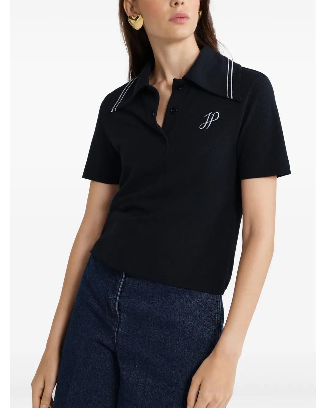 Patou Blue T-Shirts And Polos