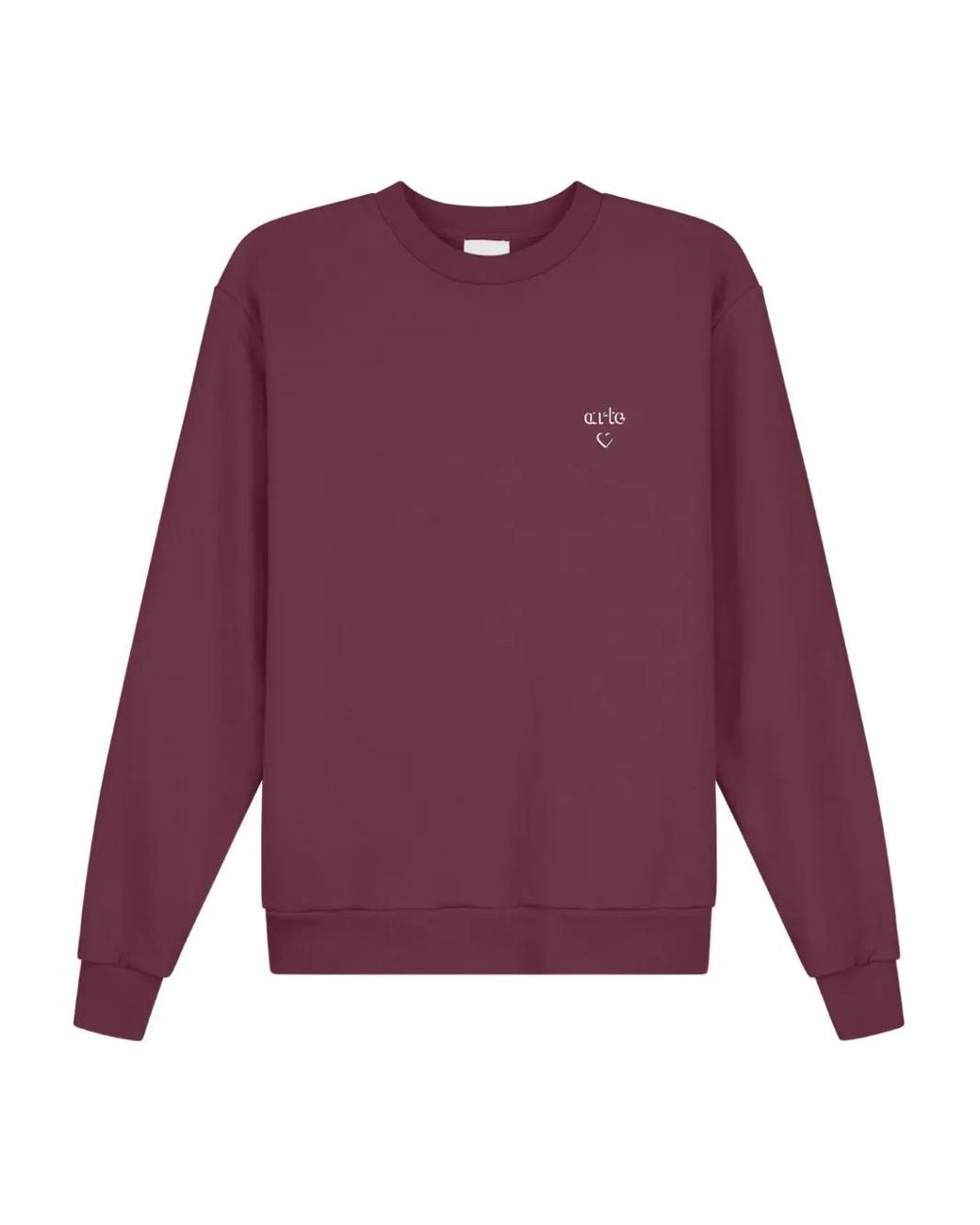 Arte' Purple Logo-Print Sweatshirt for men