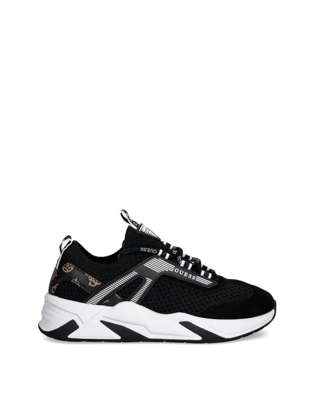 Guess Black Genga Panelled Sneakers