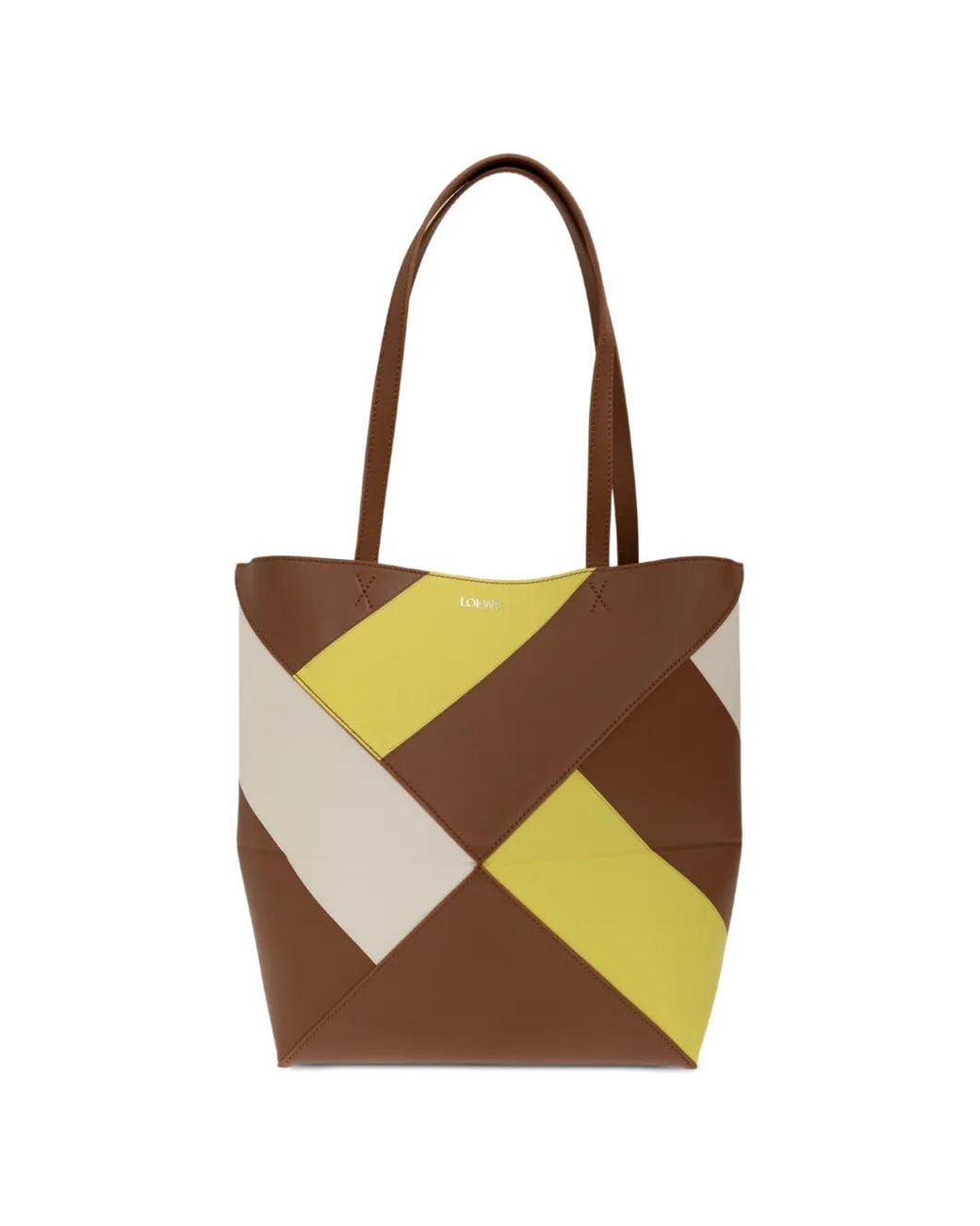 Loewe Brown Medium Puzzle Fold Tote