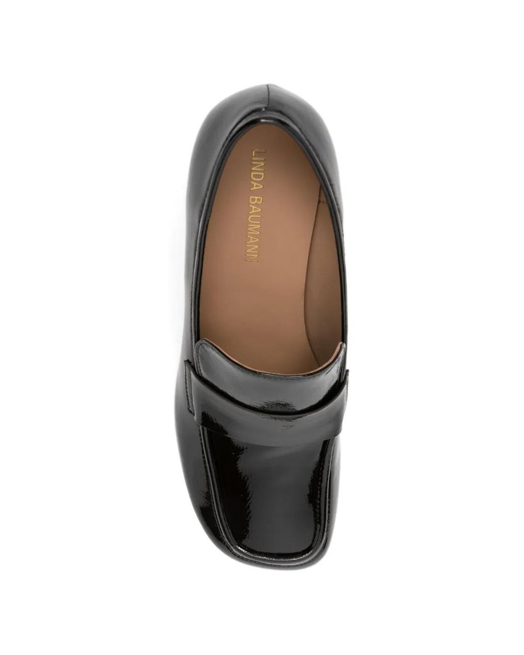 Linda Baumann Black Square-Toe Pumps