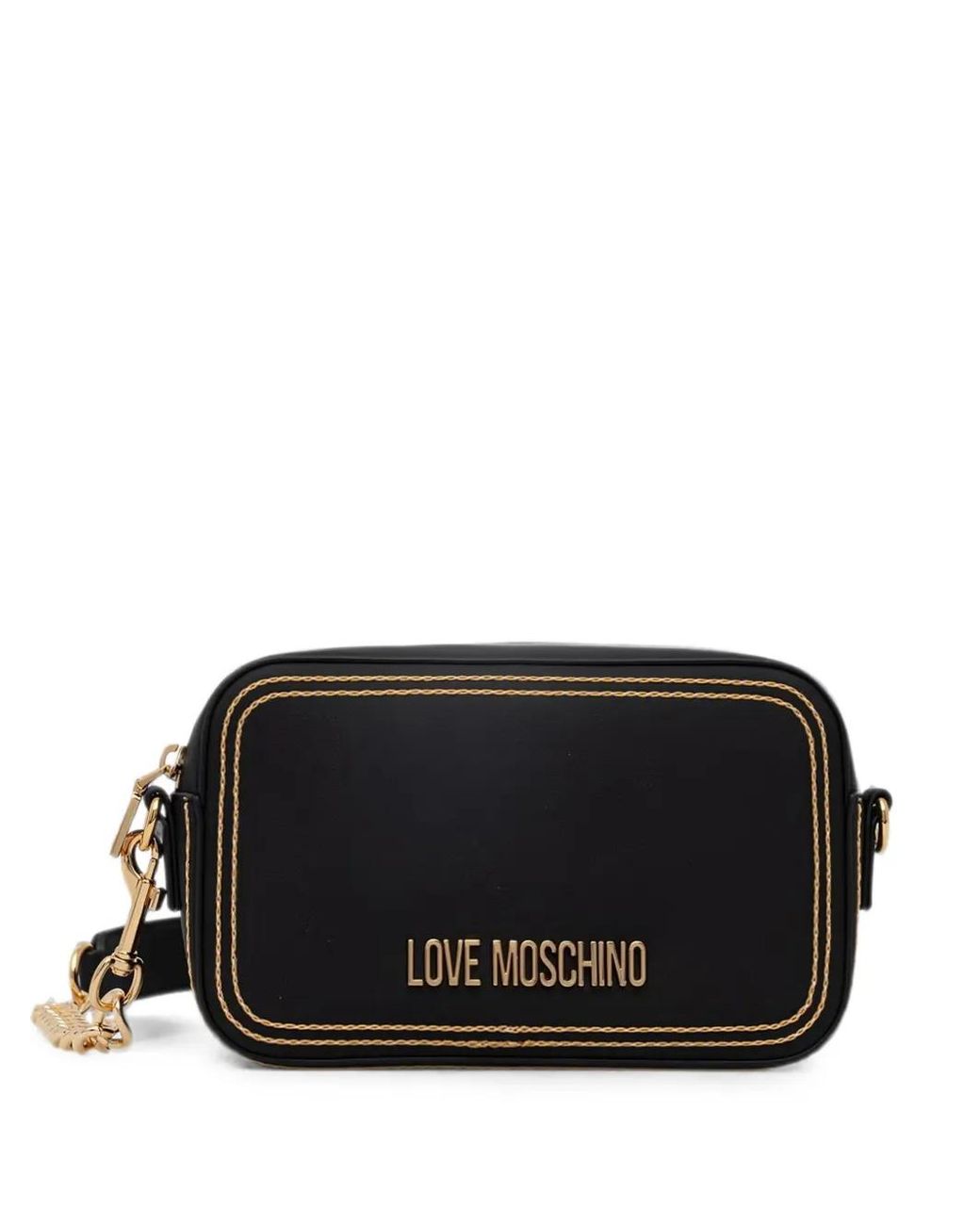 Love Moschino Black Sac À Bandoulière À Logo