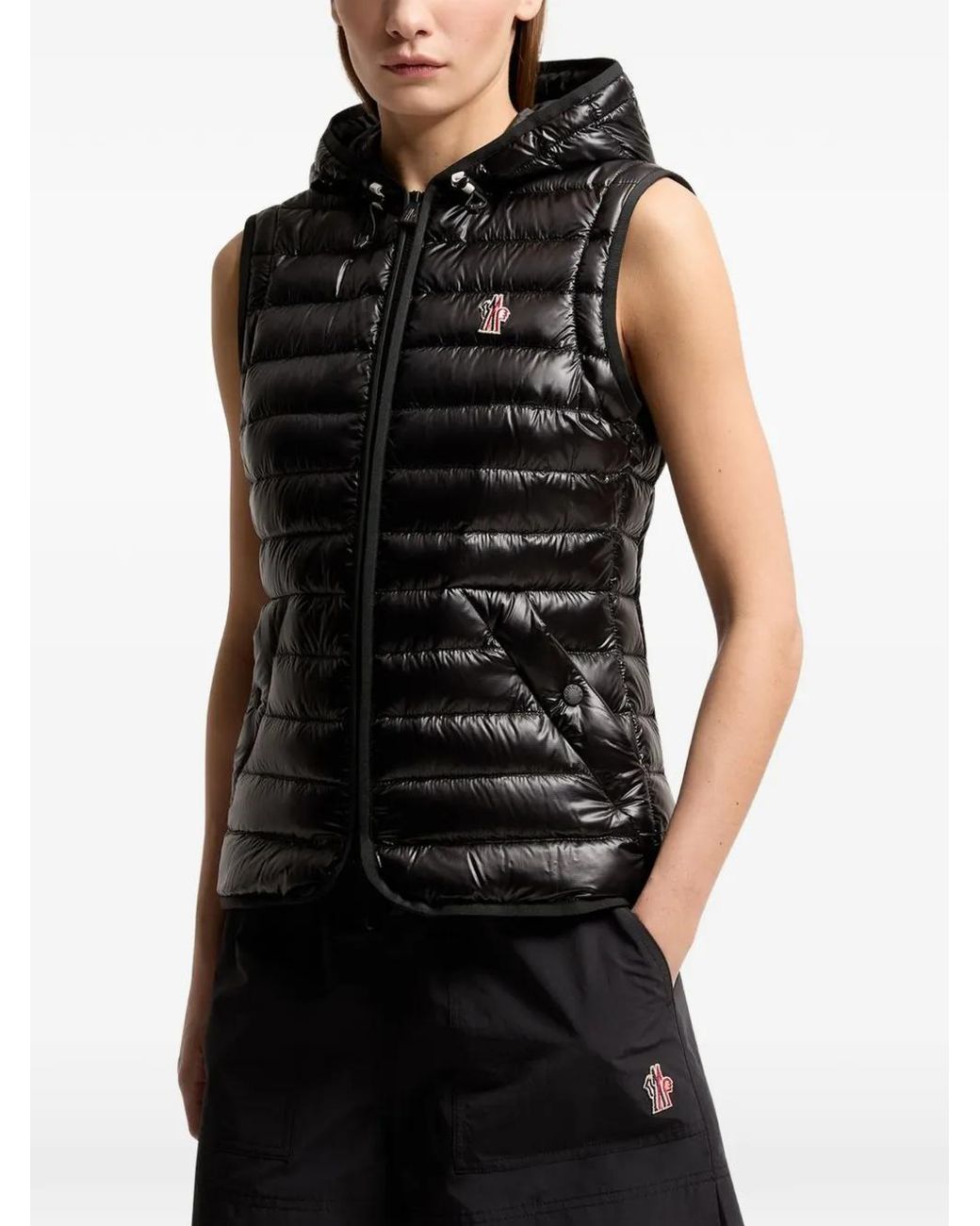 Moncler Karura Gewatteerd Jack Met Capuchon in het Black