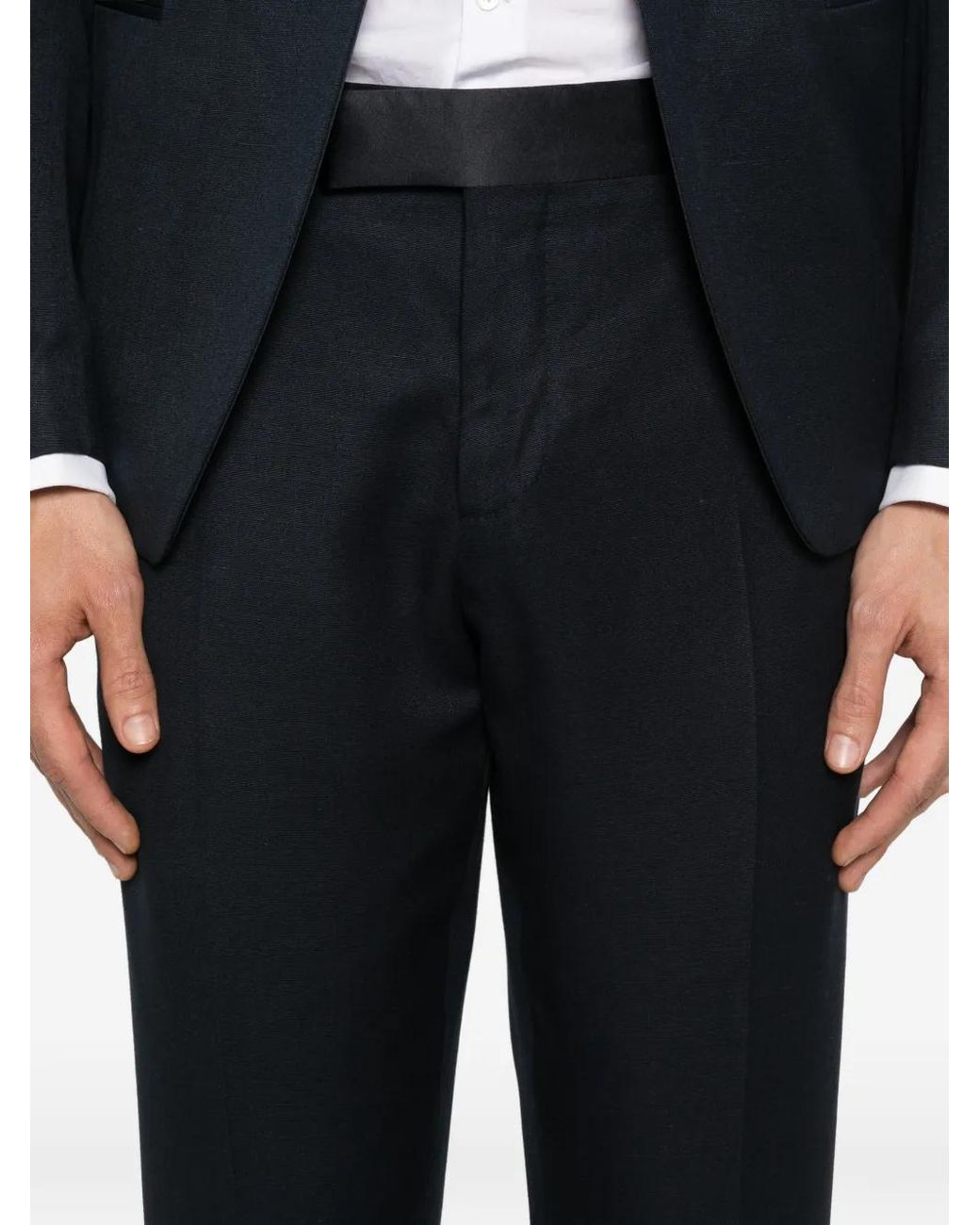 Lardini Blue Costume À Simple Boutonnage for men
