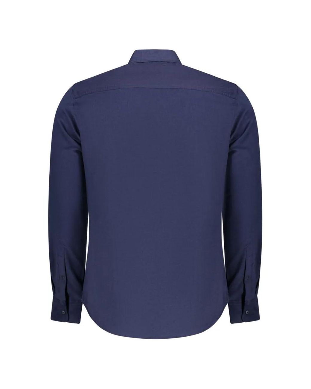 North Sails Blue Button-Down Long-Sleeve Shirt for men
