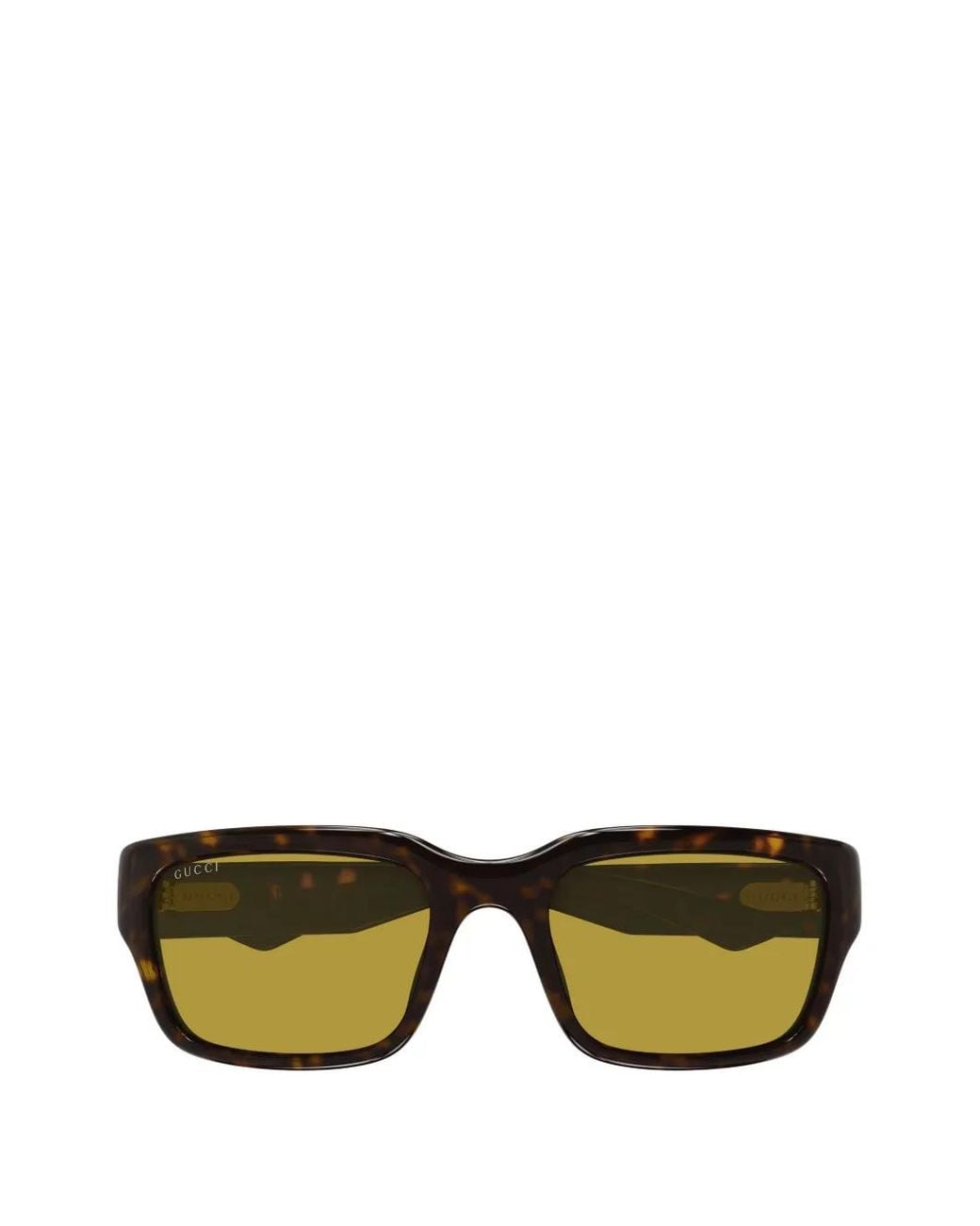 Gucci Green Rectangular-Frame Sunglasses for men