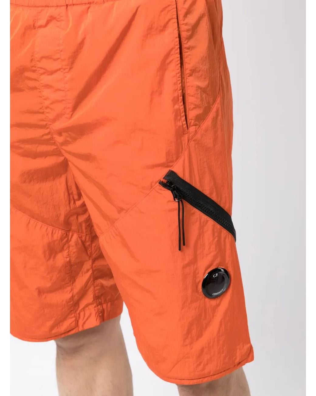 C P Company Orange Bermuda À Design Multi-Poches for men