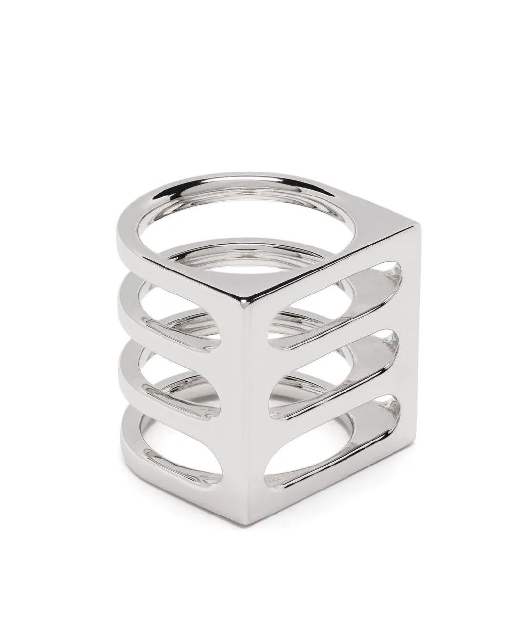 Tom Wood White Cage Triple Ring