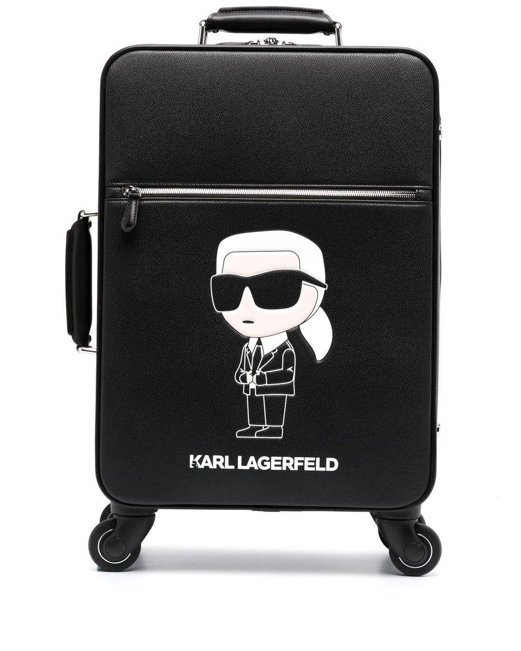 Karl Lagerfeld Ikonik Karlprint Suitcase in Black Lyst