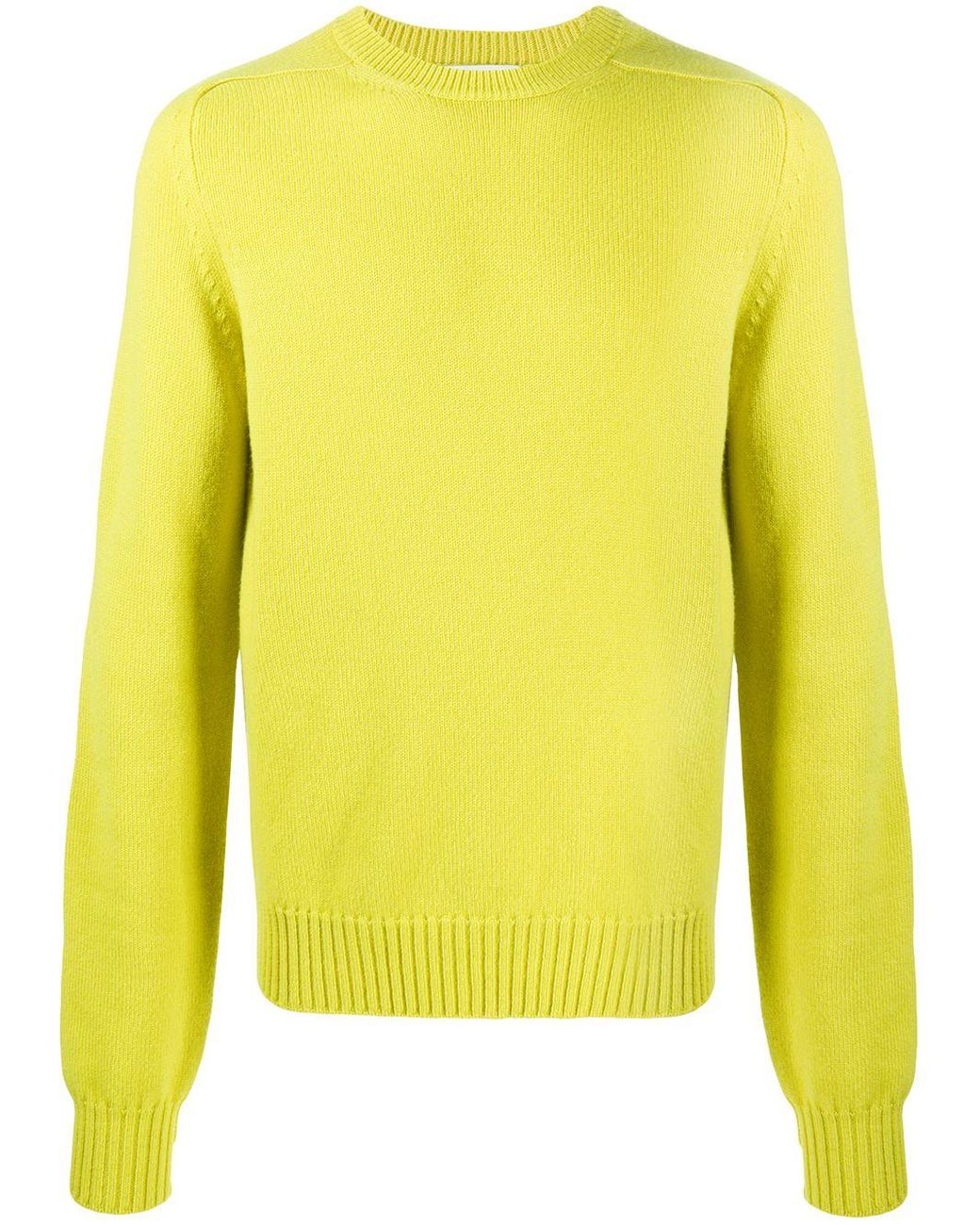 Bottega Veneta Wool Crew Neck Sweater in Green for Men - Lyst