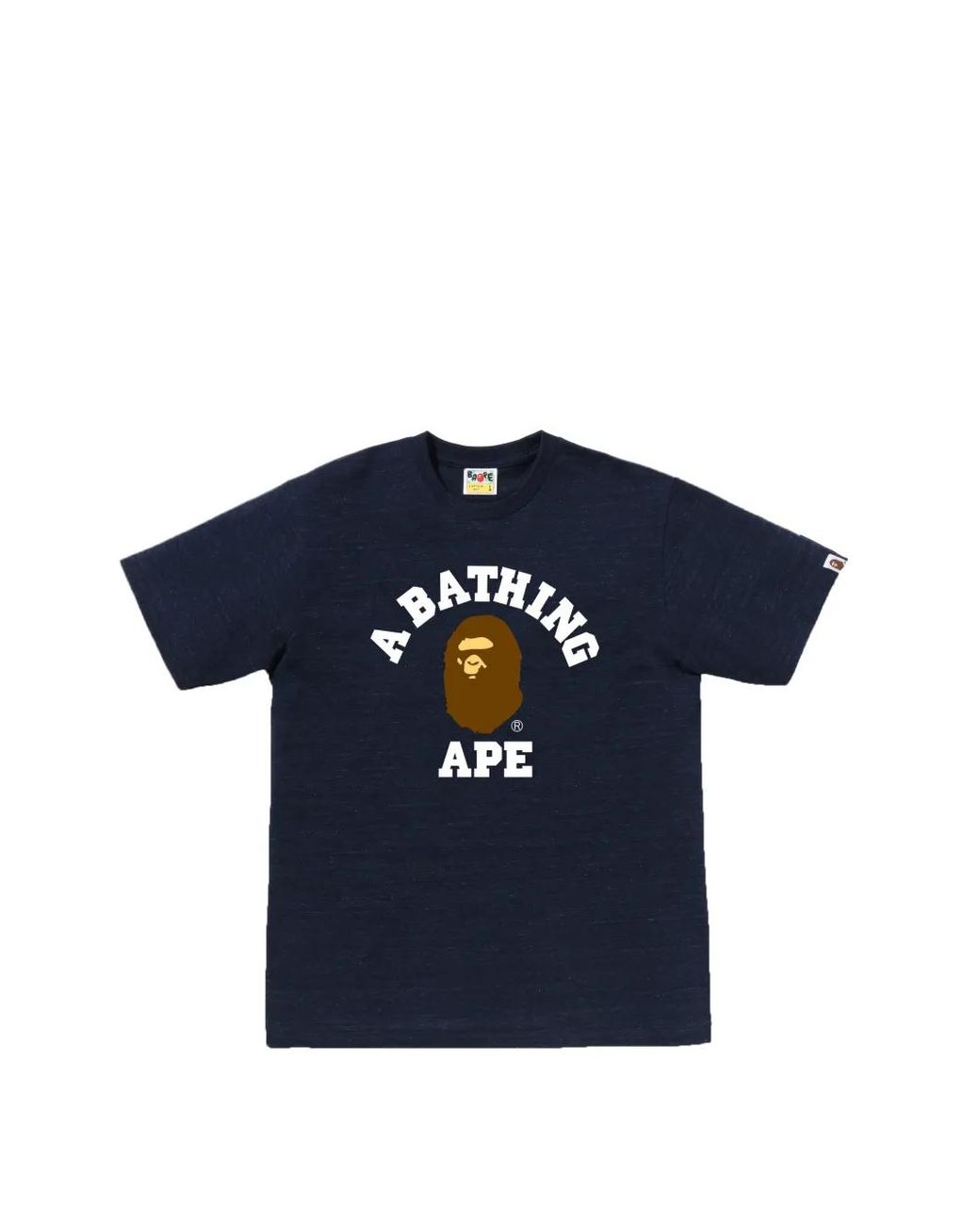 A Bathing Ape Blue Logo T-Shirt for men