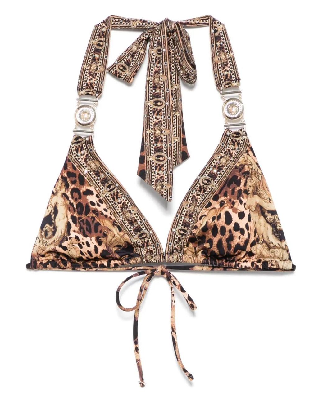 Camilla Brown Triangle Bikini Top