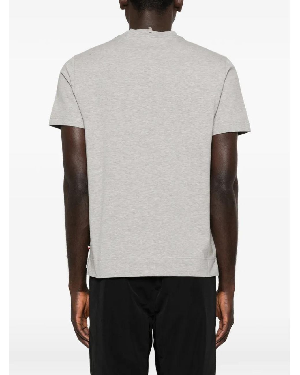 Moncler Gray Mini Short Sleeve T-Shirt for men