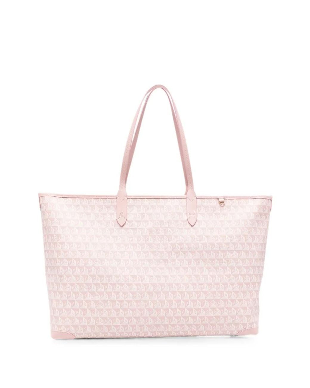 Anya Hindmarch Pink I Am A Plastic Bag Zipped Tote Bag