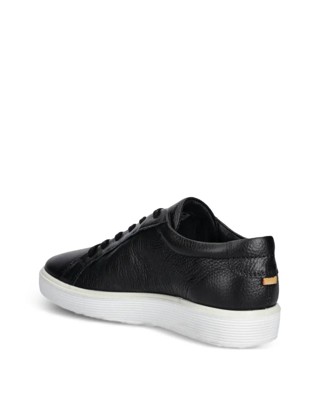 Ecco Black Soft 60 Lace-Up Sneakers