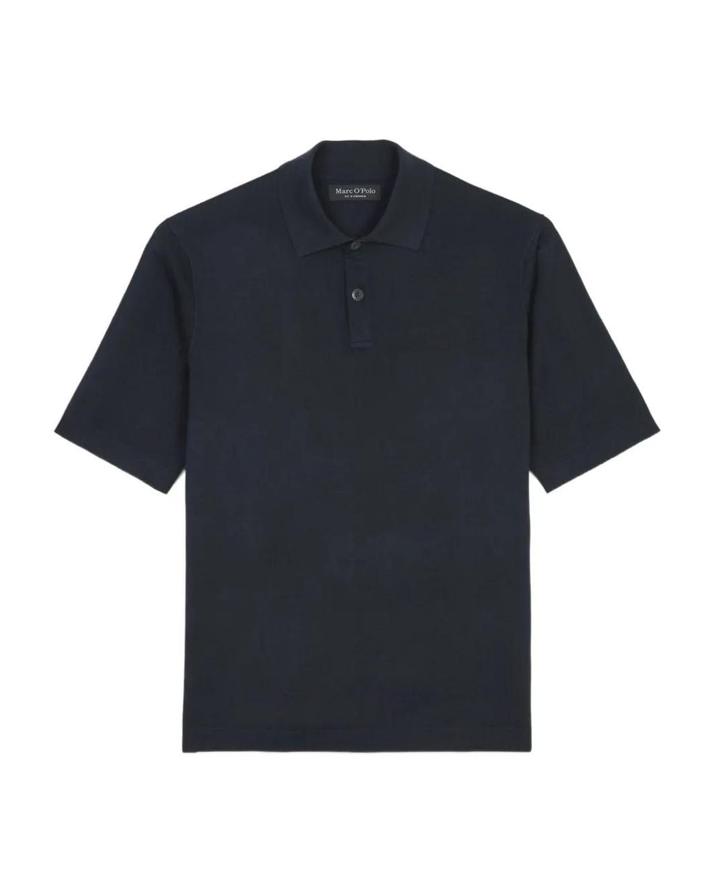 Marc O' Polo Blue Short-Sleeve Polo Shirt for men
