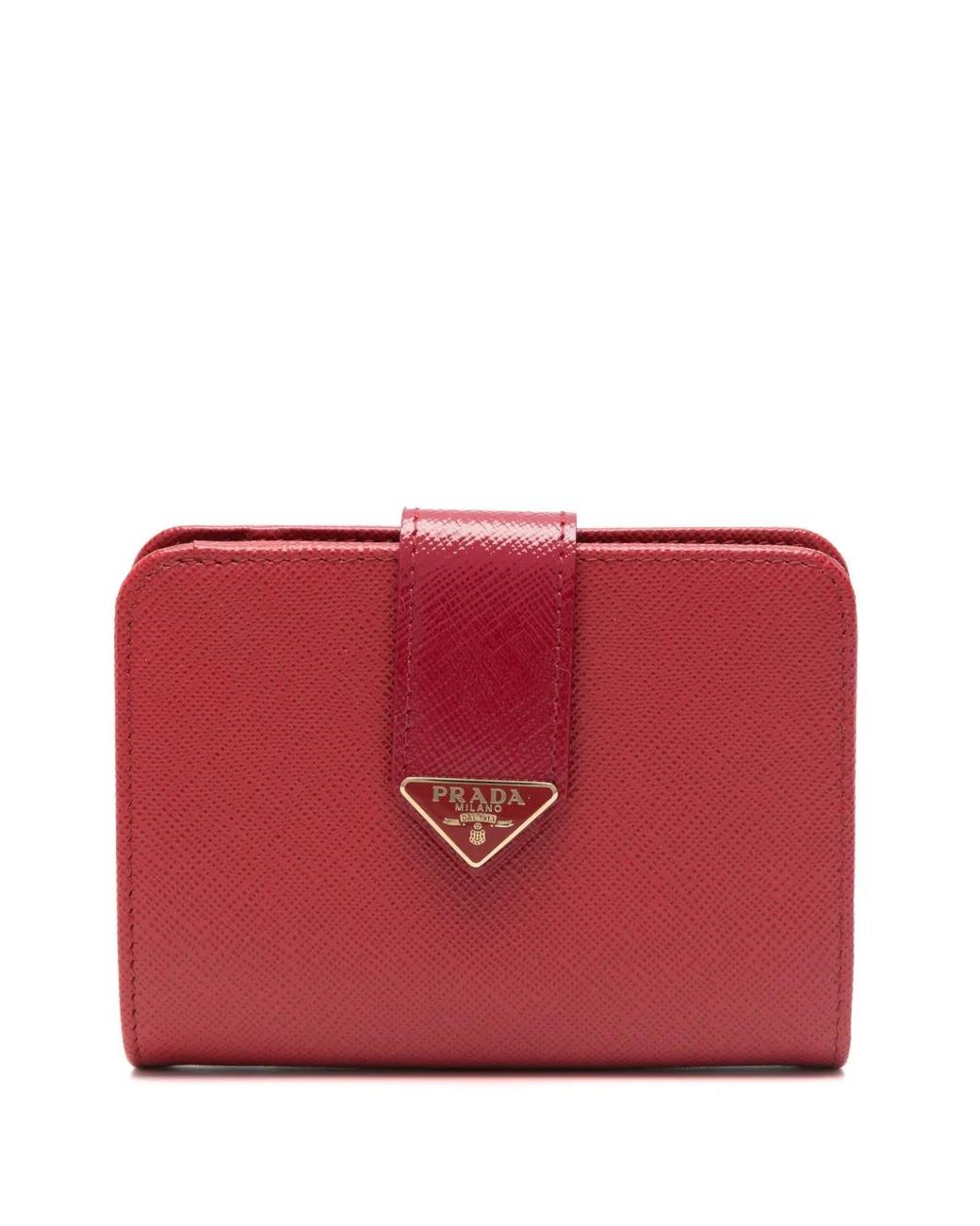 Prada Red Portofino Wallet