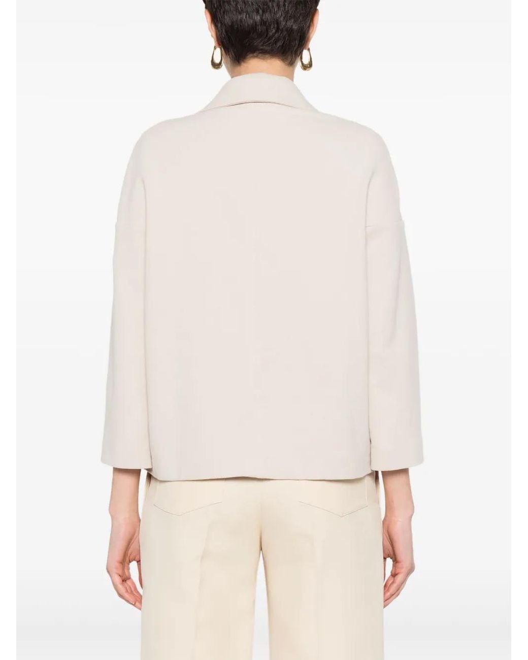 Circolo 1901 Natural Single-Breasted Blazer