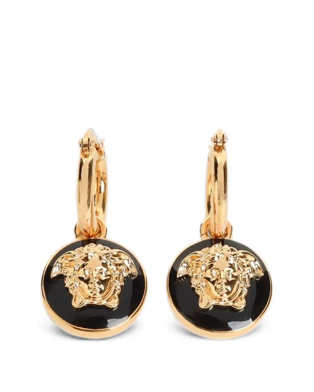 Versace Metallic Medusa Earrings