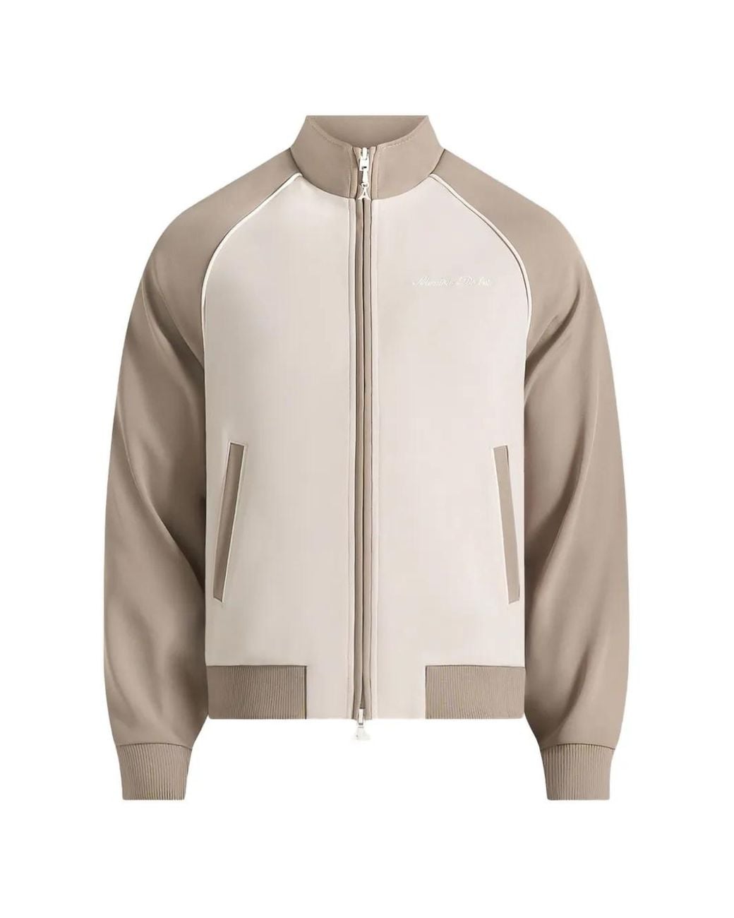Manière De Voir Natural Signature Piped Track Jacket for men