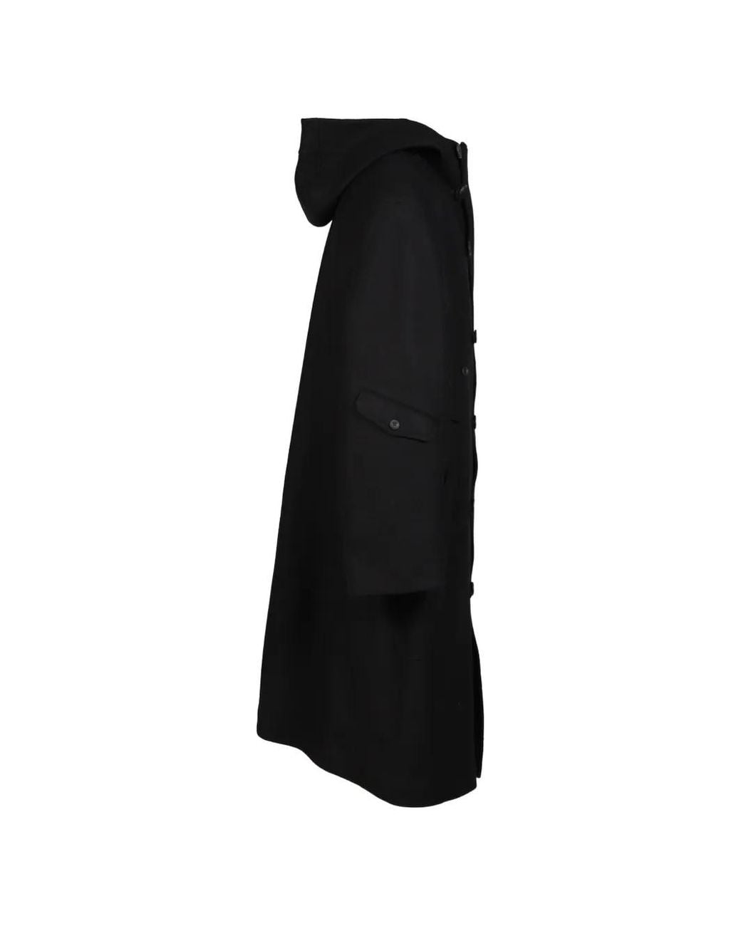 Yohji Yamamoto Black Parka D'Inspiration Militaire for men