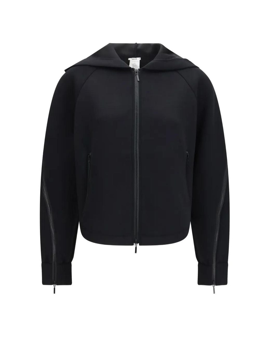 Wolford Blue Hoodie Urban Touch À Détail De Zip