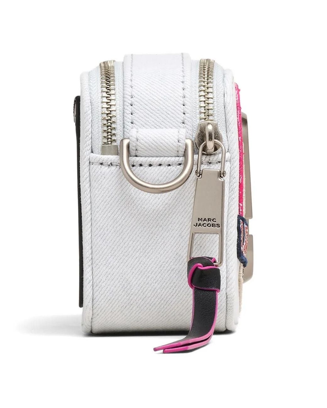 Marc Jacobs Blue The Snapshot Patch-Embellished Cross Body Bag