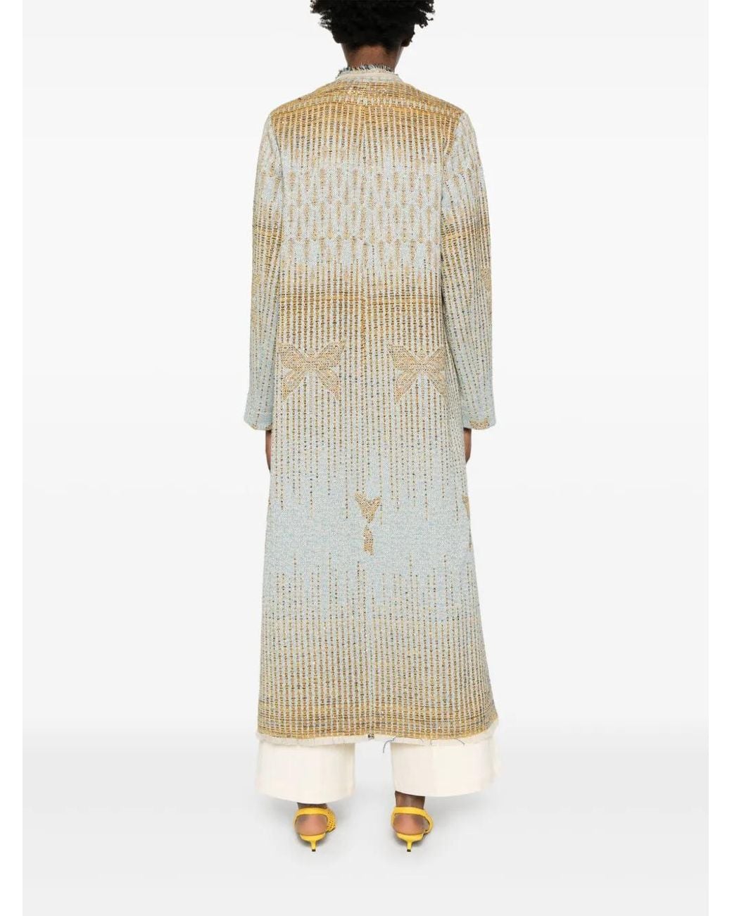 Forte_forte White Jacquard Libelle Coat (Final Sale)