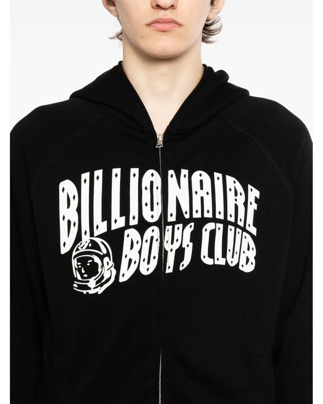 BBCICECREAM Black Arch Zipped Hoodie for men