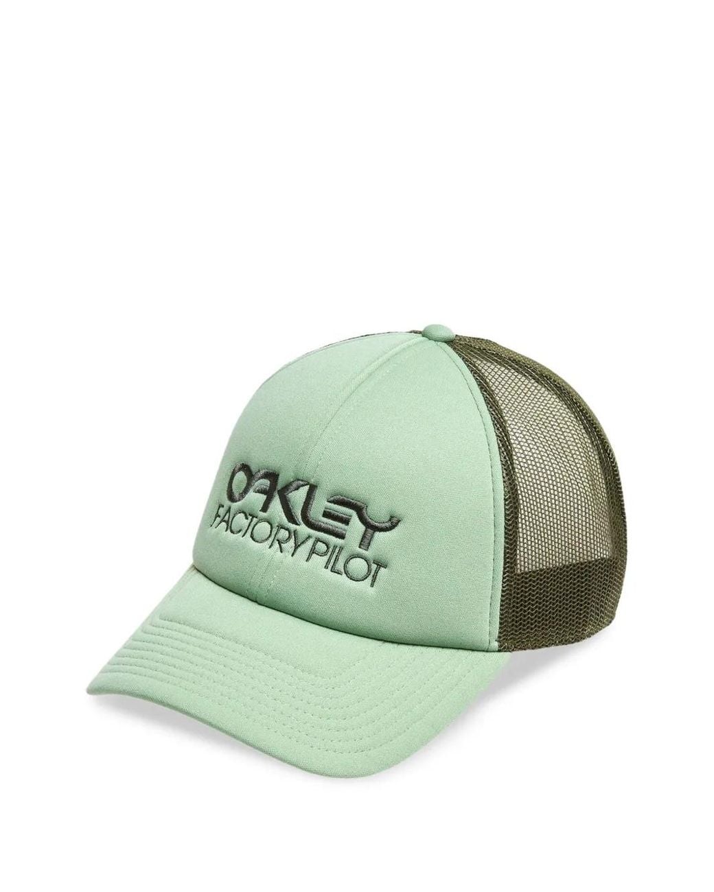 Oakley Green Factory Pilot Trucker Hat for men