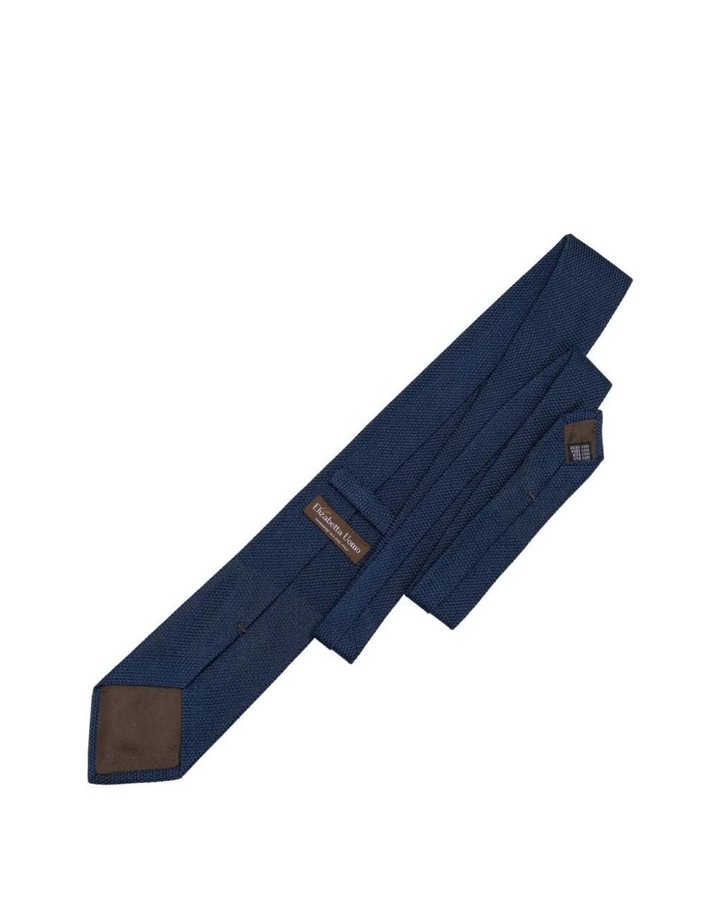 Elizabetta Blue Grenadine Silk Tie for men