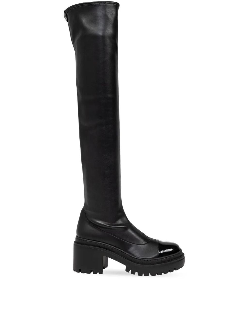 Giuseppe Zanotti Black Over-The-Knee Boots 'Martini'
