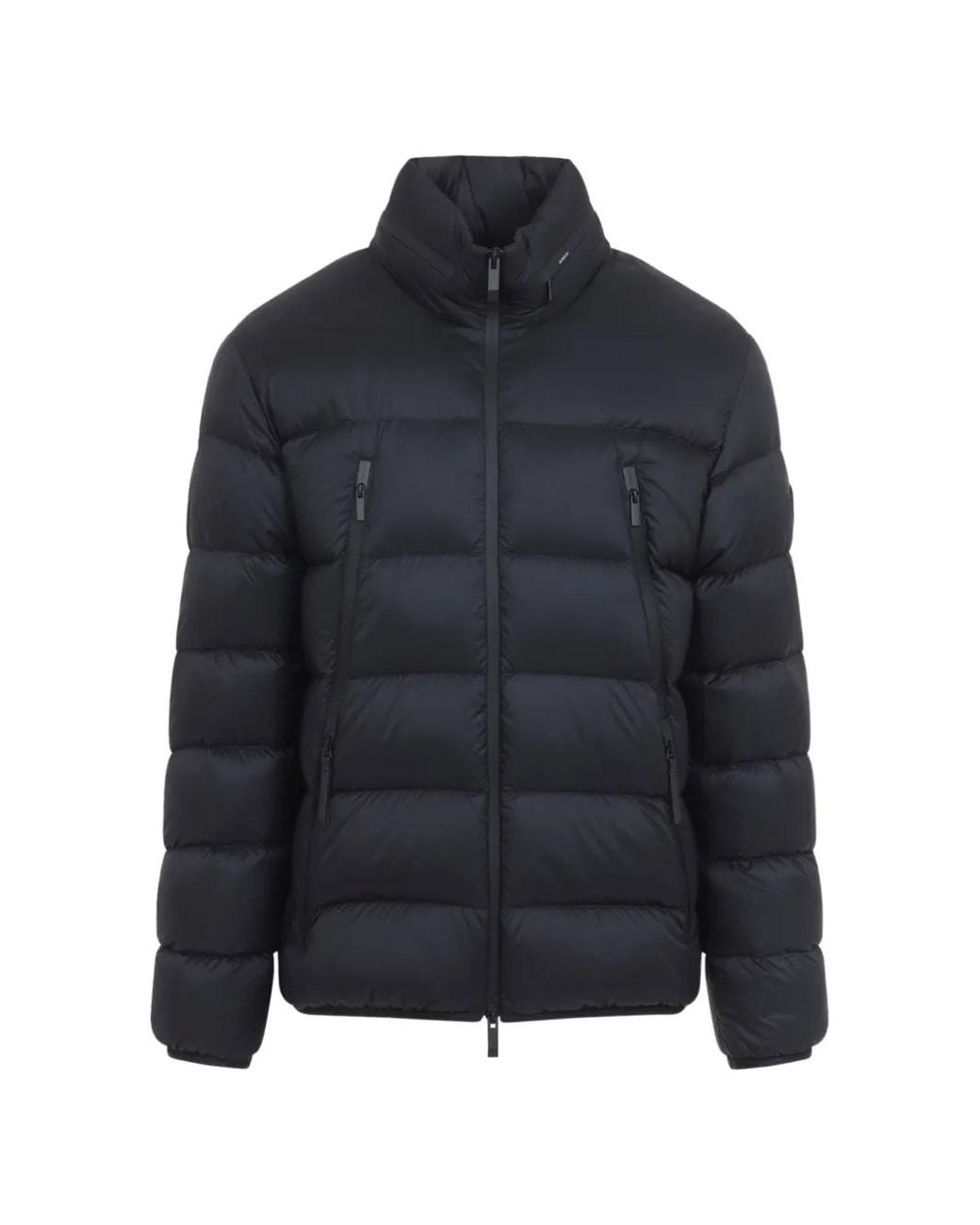 Moncler Blue Doudoune Dalalven À Coupe Courte for men