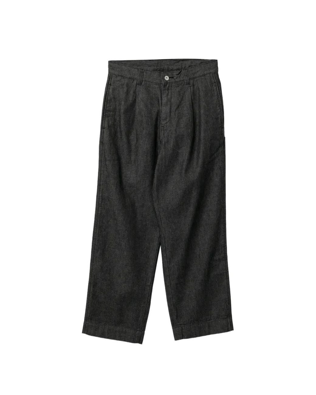 Neighborhood Gray Denim Tuck Pants for men