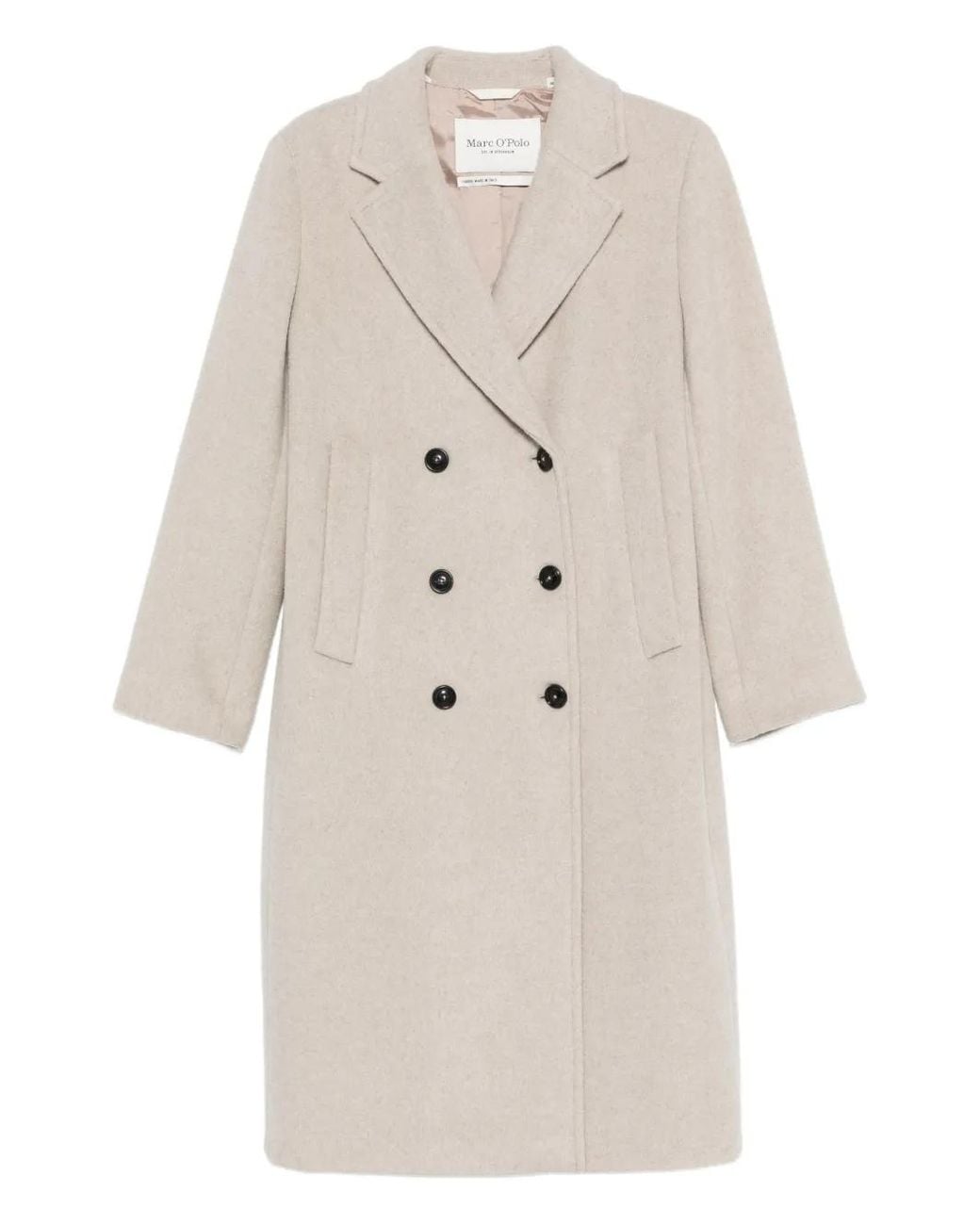 Marc O' Polo Natural Double-Breasted Coat