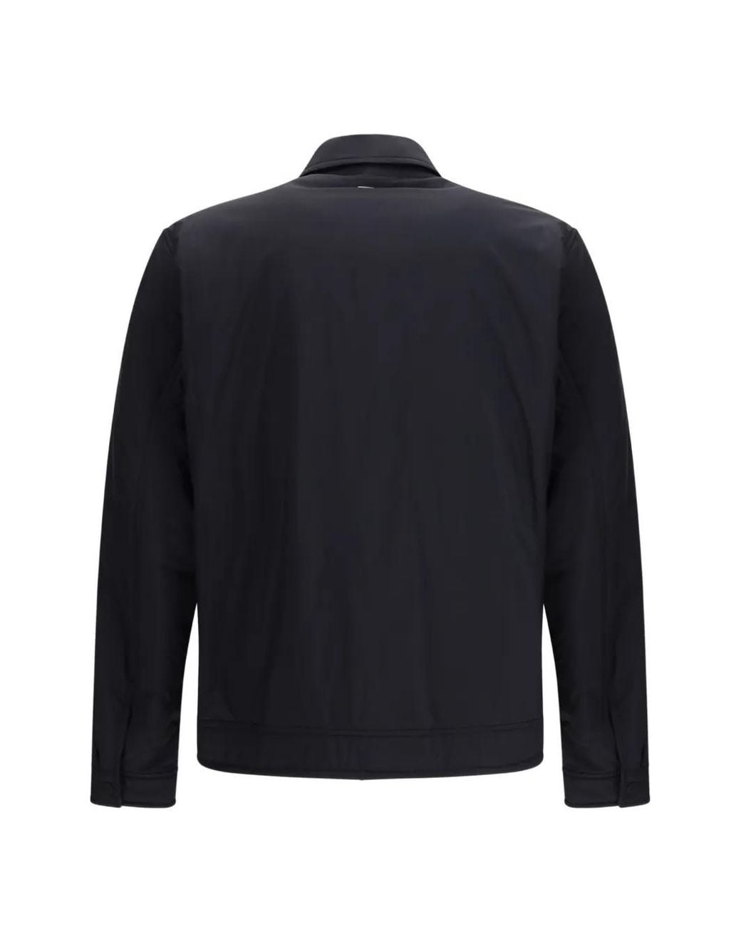 Herno Blue Button-Down Pocket-Detail Shirt Jacket for men